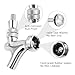 HGKEKE Beer Faucet Beer Tap for Kegs Kegerator Draft Beer Tower, Classic & Standard American Keg Beer Faucet with Kegerator Tap Plug (Stainless Steel Core & Brass Body)