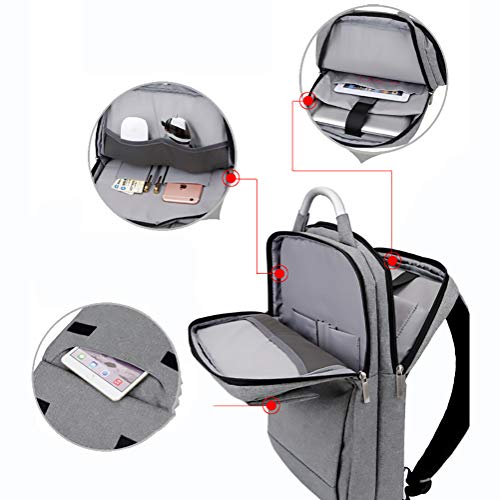 Travel Laptop Backpack, Water Resistant, for Men/Women for 15.6 Inch Laptop and Notebook,Black - Image 6