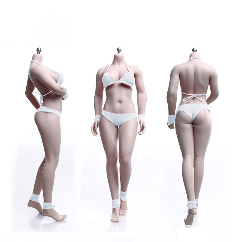 【豊満姉さん】1/6　シームレス素体 　白肌 アジア人女性ヘッド付き 豊満姉さん】1/6 シームレス素体 白肌 アジア人女性ヘッド付き