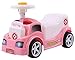 Xbshmw Quad Bike Baby Walker Apprentissage des Voitures Jouets avec Rangement sous Le Siège, Tout-Petits Montent sur Le Jouet de Voiture D'ambulance pour Enfants de 1 à 5 Ans,Rose,53 * 26 * 35cm