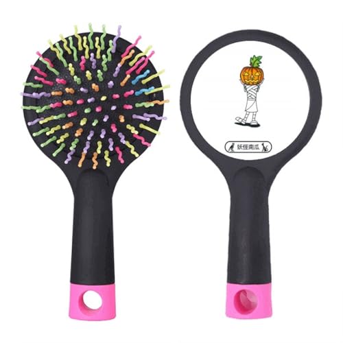 Brosse à cheveux monstre citrouille d'Halloween pour un démêlage doux en salon