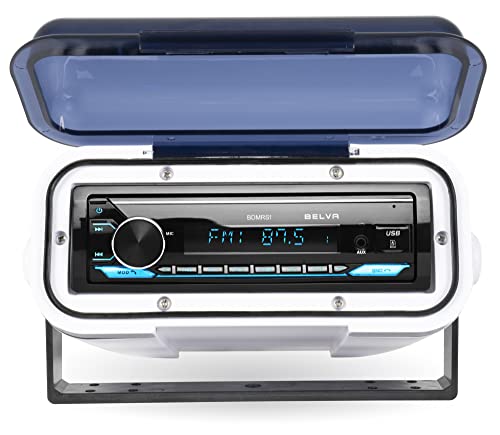 Image of Belva BMRC6W White Fully Enclosed Marine Radio Cover
