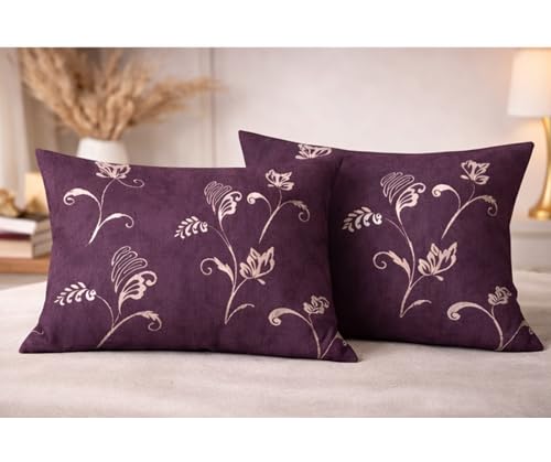 Image of RD TREND Glace Cotton Assorted Pillow Cover Set of 8 (16 Pcs) - Premium 210 TC, Standard Size 18 inchx28 inch | Soft & Breathable Floral Printed Pillowcases for Bedroom & Home | Mix-8