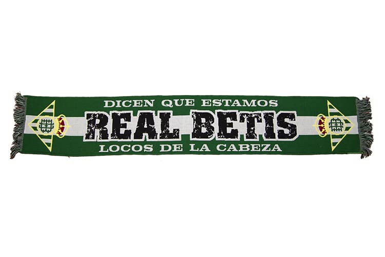 Real Betis Bufanda "DICEN QUE ESTAMOS LOCOS", Producto Oficial