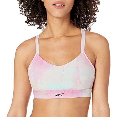 Reebok Women's Skinny Strap Lux Sports Bra, Medium Support