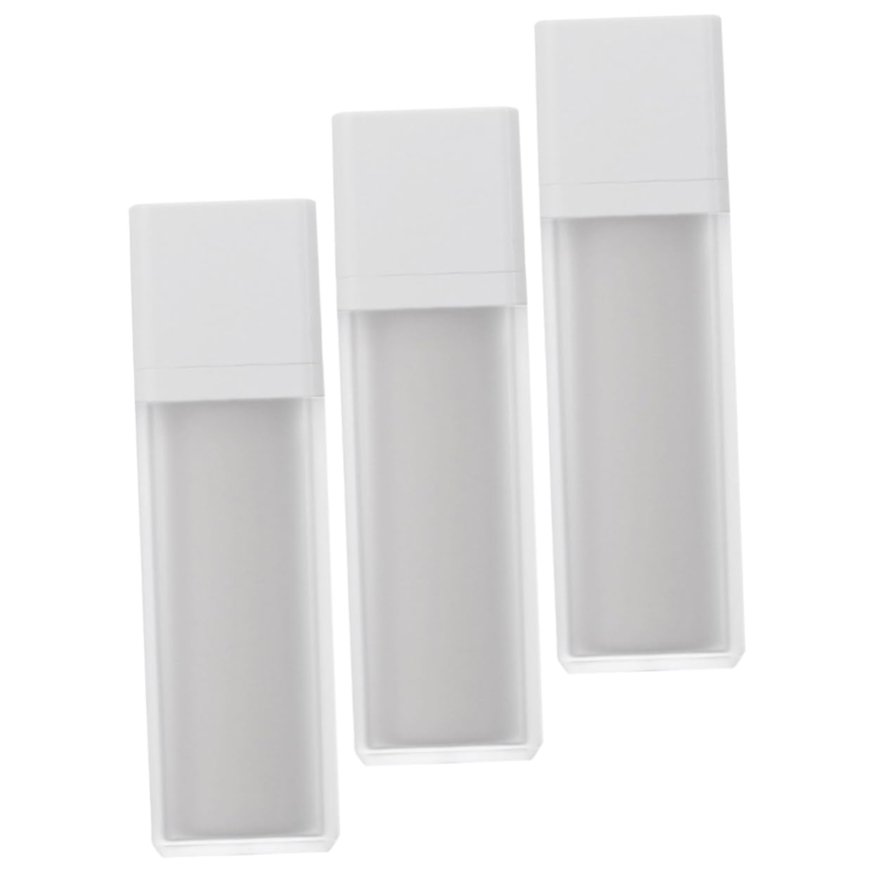 Botella de Cosméticos Bomba de Viaje 50ml 3 Piezas Color Blanco
