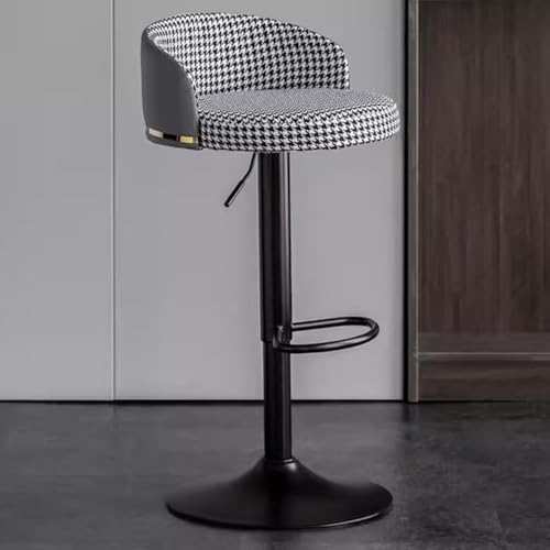 Taburetes de bar giratorios de altura de mostrador con respaldo, sillas de isla de cocina ajustables con cojín para restaurantes, oficinas, exposiciones y cafeterías