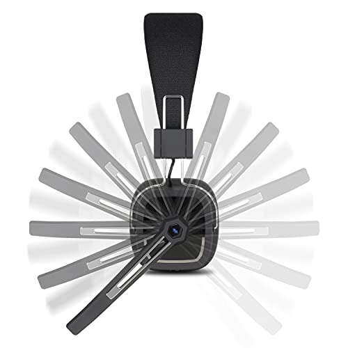 Aluratek Bluetooth Wireless Stereo Headset With Boom Microphone And Dongle, Built-In Rechargeable Battery, 27 Hours Continuous Talk And Music Play #TOP2