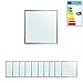ECD Germany 10 x Panneau LED 36W - 60 x 60 cm - Ultraslim mince - SMD 3014 - Blanc froid 4000K - 220-240 V - Environ 3350 lumens - Plafonnier encastré