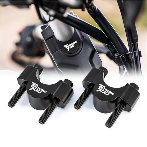 Motorrad-Lenker-Riser-Klemmenmontage Klemmhalterung Riser-Klemmen CNC-Aluminium Für Yamaha Tenere 700 Tenere700 XT700Z XTZ