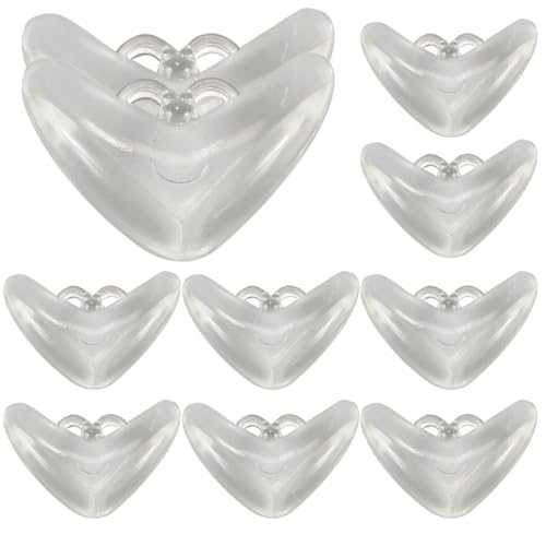 TOYANDONA 10 Protectores de Esquinas para Muebles a Prueba de Bebés, Cojines Transparentes y Flexibles de PVC, Protección para Mesas y Estanterías en Salas de Juegos y