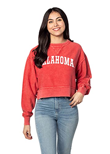 Image of chicka-d NCAA womens Corded Boxy Pullover
