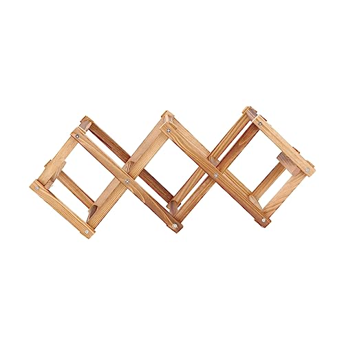 Cabilock 1Pc Foldable Wine Rack Stylish Wine Holder for Home Bar Space Saving Wine Storage Stand for Bottles Smooth Finish and Modern Design for Kitchen Living
