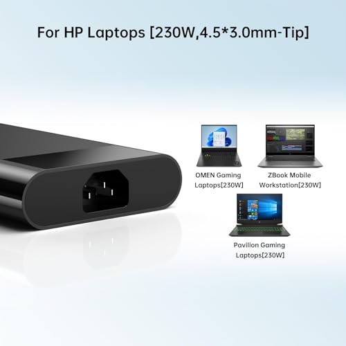 Image of HP Zbook 230W Slim Smart 4.5mm AC Adapter (R-41012327)