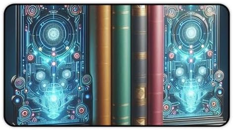 Holographic Bookends Desk Mat - Premium Vibrant Colors with Rubber Base image 5