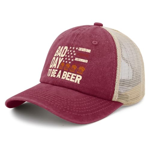 Bad Day to be a Beer Sun hat Camping Cap for Grandma2