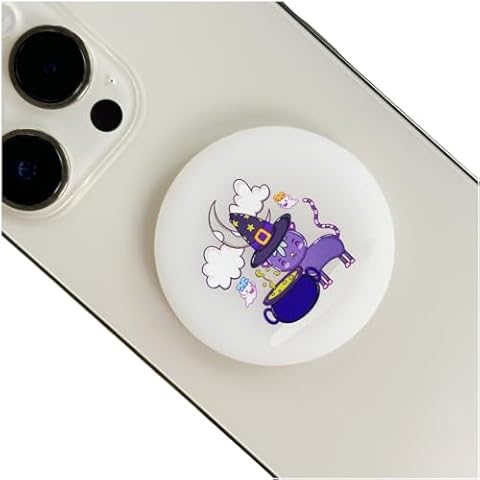Grippopso Cute Cat Silicone Phone Grip Stand Cover