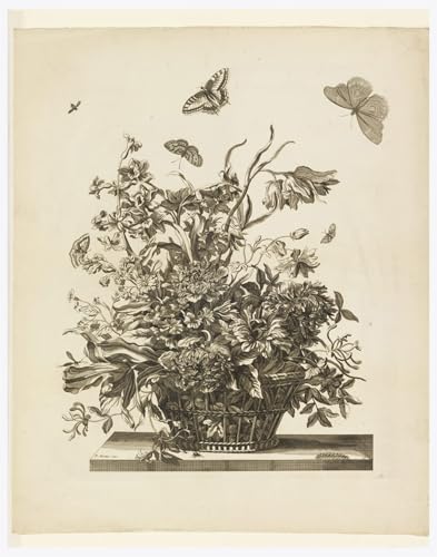 Pintura en lienzo de flores de Jean Baptiste Monnoyer para pared de 60x90cm
