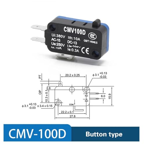 Interrupteur CMV100D V15 micro-interrupteur fin de course 10A 380V - 2