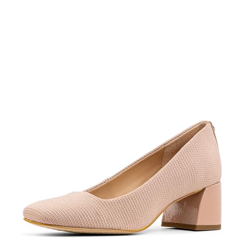 Image of Donald Pliner Women's Aquarius 2 inch Block Heels, Square Closed Toe Chunky Heels for All Day Wear