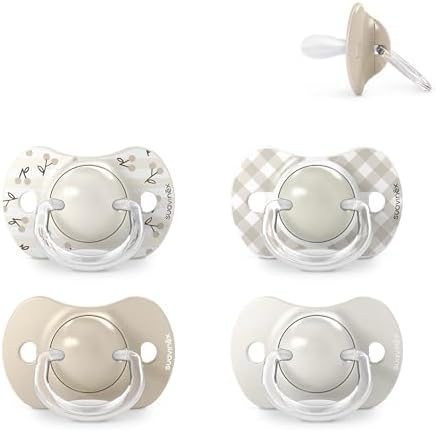 Suavinex, Pack of 4 Pacifiers for Babies 0-6 Months and Newborns,...