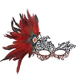 Genérico Mascara de Encaje, Mascara Carnaval Encaje, Máscaras de Ojos Venecianas Mujer, con Pedrería de Mariposa, Máscaras de Disfraces para Carnaval Mascarada Cosplay