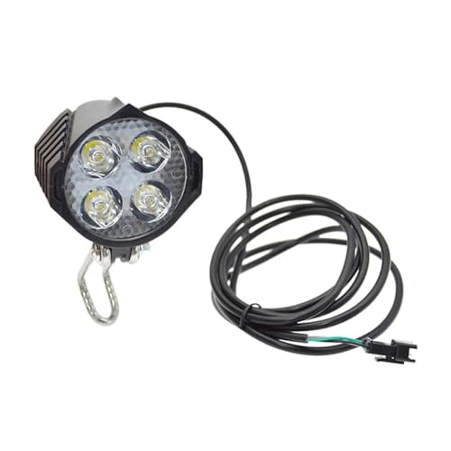 Kit éclairage vélo électrique 24-48V feu arrière moto interrupteur phare klaxon universel