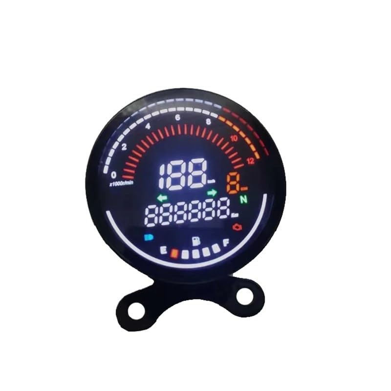 Compteur de vitesse numérique avec odomètre universel moto et boîtier assy