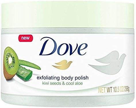 Dove Exfoliating Body Polish, Kiwi & Aloe, 10.5 oz (Pack of 2)