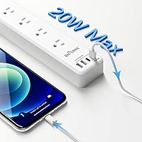 BN LINK Smart Plug Power Strip，Surge Protector with 6 Individually Controlled Smart Outlets, 4 USBs (incl. 20W USB-C), Compatible with Alexa and Google Home — image 6