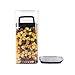 Planetary Design Airscape Lite Plastic Food Storage Canister, 96 oz - Patented Airtight Lid Preserves Food Freshness - Clear