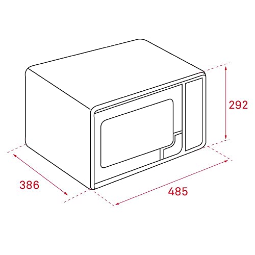 Teka-Microondas-Grill-Modelo-MWE-230-G-23-Litros-5-Niveles-de-potencia-800-1000-W-Acero-Inoxidable-Gris-y-Negro-293-x-485-x-386-cm