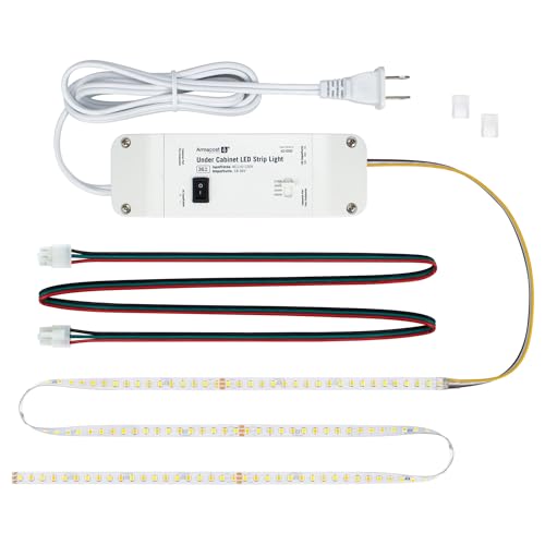 Armacost Lighting 34' White CCT Tunable Under Cabinet Lighting LED Strip Lights