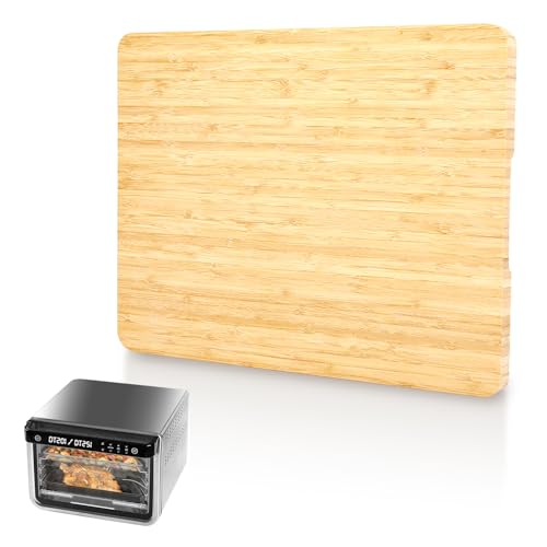 Tabla de cortar rectangular de bambú compatible con horno tostador de convección Ninja DT201/DT251, con patas antideslizantes de silicona resistentes al calor, 41.4x33.27 cm miniatura 1