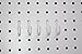 Plastic White J Style Pegboard Hooks Garage Tool Storage fits 1/4