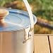 Imagen de Utensilios de cocina de acero inoxidable 304 para acampar al aire libre con tapa y asa para picnic