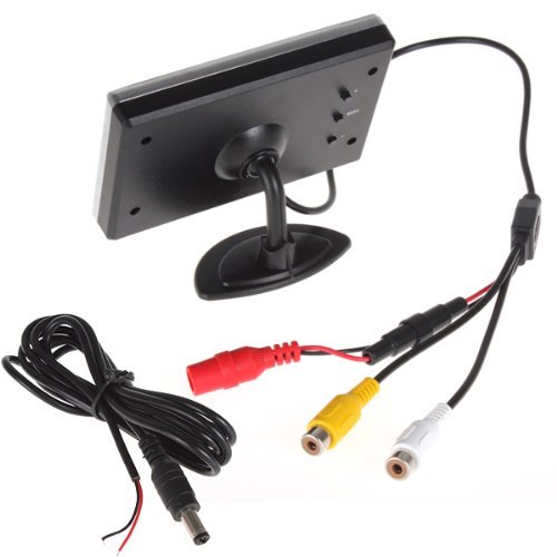 BW Écran LCD couleur de caméra de recul et 3,5 pouces