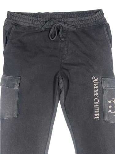 Xtreme Couture by Affliction Men's Sweatpants Jogger Faded Iron2