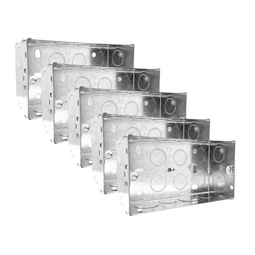 Boîtier double 47mm métal BS4662 avec finition acier robuste