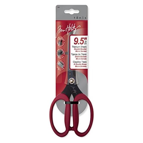 Tonic Studios Tim Holtz 819 Titanium Kush Grip Non-Stick Micro Serrated Shears Cover