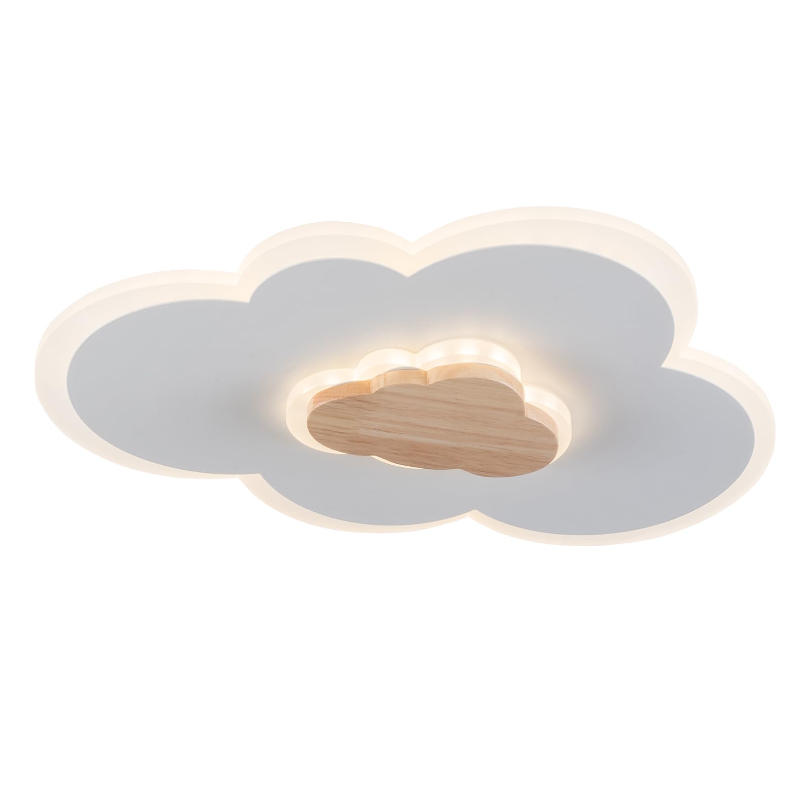 Ceiling Light with Remote Control Dimmable 3000K-6500K LED for Living Room