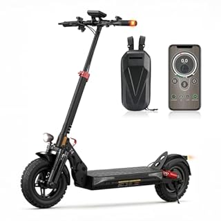 E Scooter mit Straßenzulassung mit Max 70KM Reichweite,10 Zoll Offroad Luftreifen Elektroroller mit Sechs komfortable Stoßdämpfer,Faltbarer E Roller Offroad Belastung bis 150 KG,APP-Sperre Fahrzeug