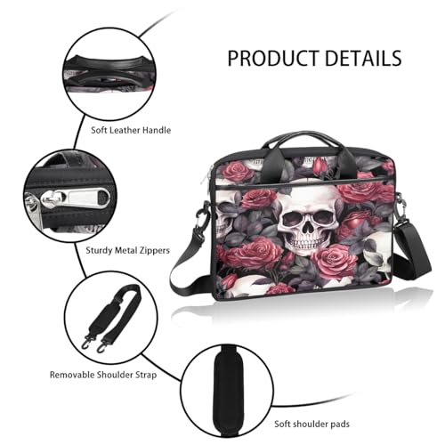 Maletín para portátil floral para laptop de 15 pulgadas miniatura 4