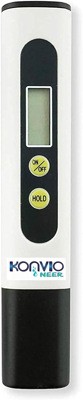 KONVIO NEER Imported Total Dissolved Solids Meter, Water Quality Tester, PPM Tester For Household Drinking Water, Swimming Pools, Aquariums, Hydroponics and more(1)