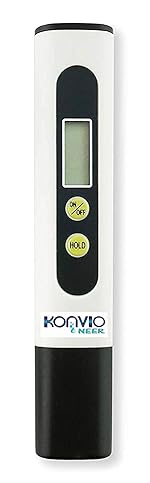 Konvio Neer Imported Tds Meter, Total Dissolved Solids Meter, Water Quality Tester, Ppm Tester For Water Testing – White