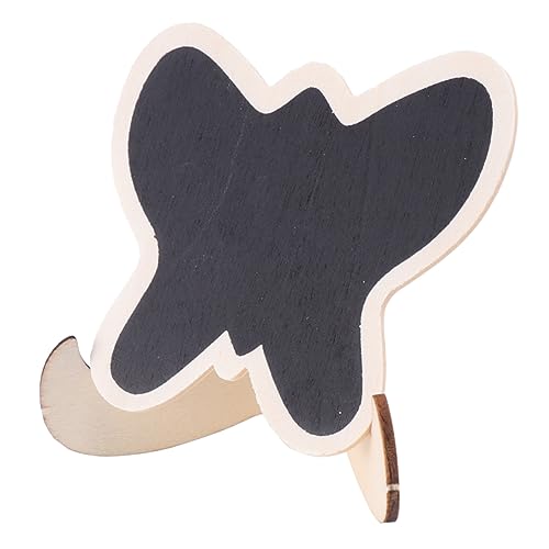 PRETYZOOM Mini Blackboard Ornaments 10 Pcs Wooden Chalkboards for Decor Message Board Decor for Party Wedding