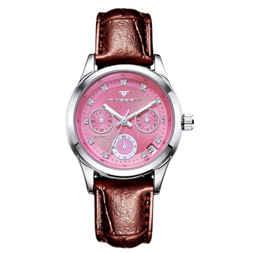RORIOS Relojes Elegante de Pulsera para Mujer Reloj Señoras Mecánico Reloj Moda Minimalista Reloj Automático Acero Inoxidable Reloj Luminoso Analógico Blanco B RORIOS Relojes Elegante de Pulsera para Mujer Reloj Señoras Mecánico Reloj Moda Minimalista Reloj Automático Acero Inoxidable Reloj Luminoso Analógico Blanco B