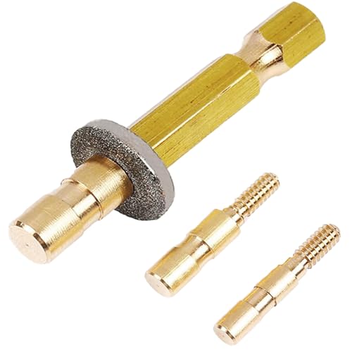 XENVOXI Arrow Squaring Tool Precision Bow Tuning Arrow Saw Flat-Grinding Machine Set Gold