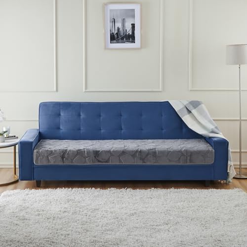 Image of Amazon Basics - Rabbit Fur Make Your Own Sofa Cover |70 x 180 cm| Microfiber Sofa Slipcover | 350 GSM (Grey, 3 Seater)