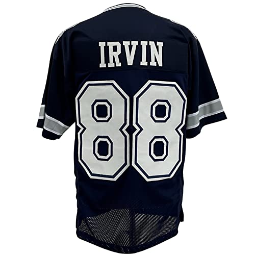 Michael Irvin Jersey Navy Blue Dallas | Unisex Adult Sizes S-5XL Unsigned Custom Sewn Stitched